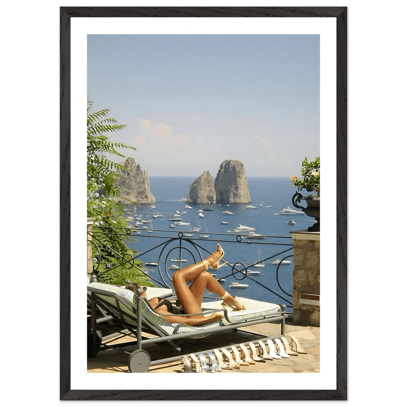 Italian Riviera Dream Photography Wall Art - Luxury Art Canvas