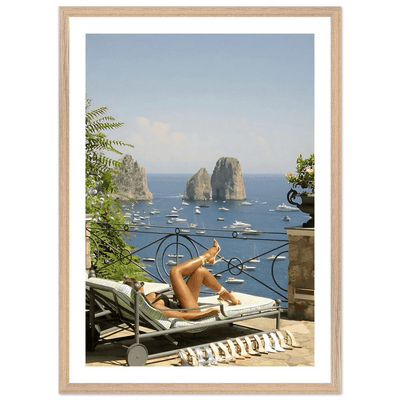 Italian Riviera Dream Photography Wall Art - Luxury Art Canvas