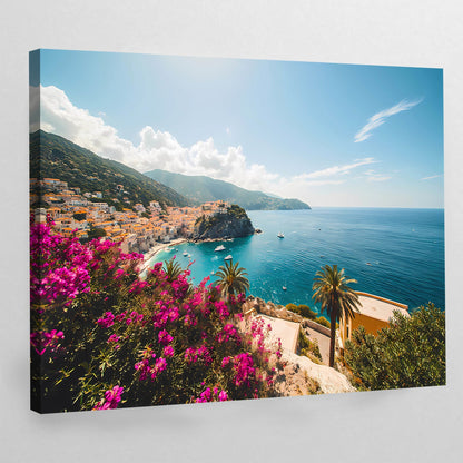 Italy Landscape Wall Art - Luxury Art Canvas
