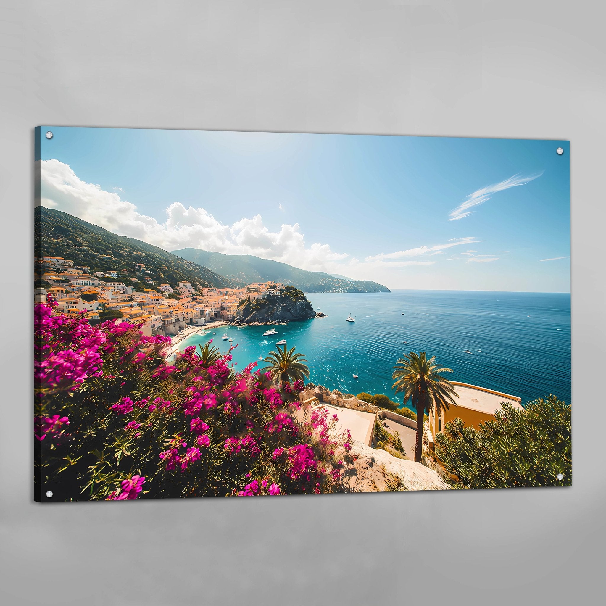 Italy Landscape Wall Art - Luxury Art Canvas