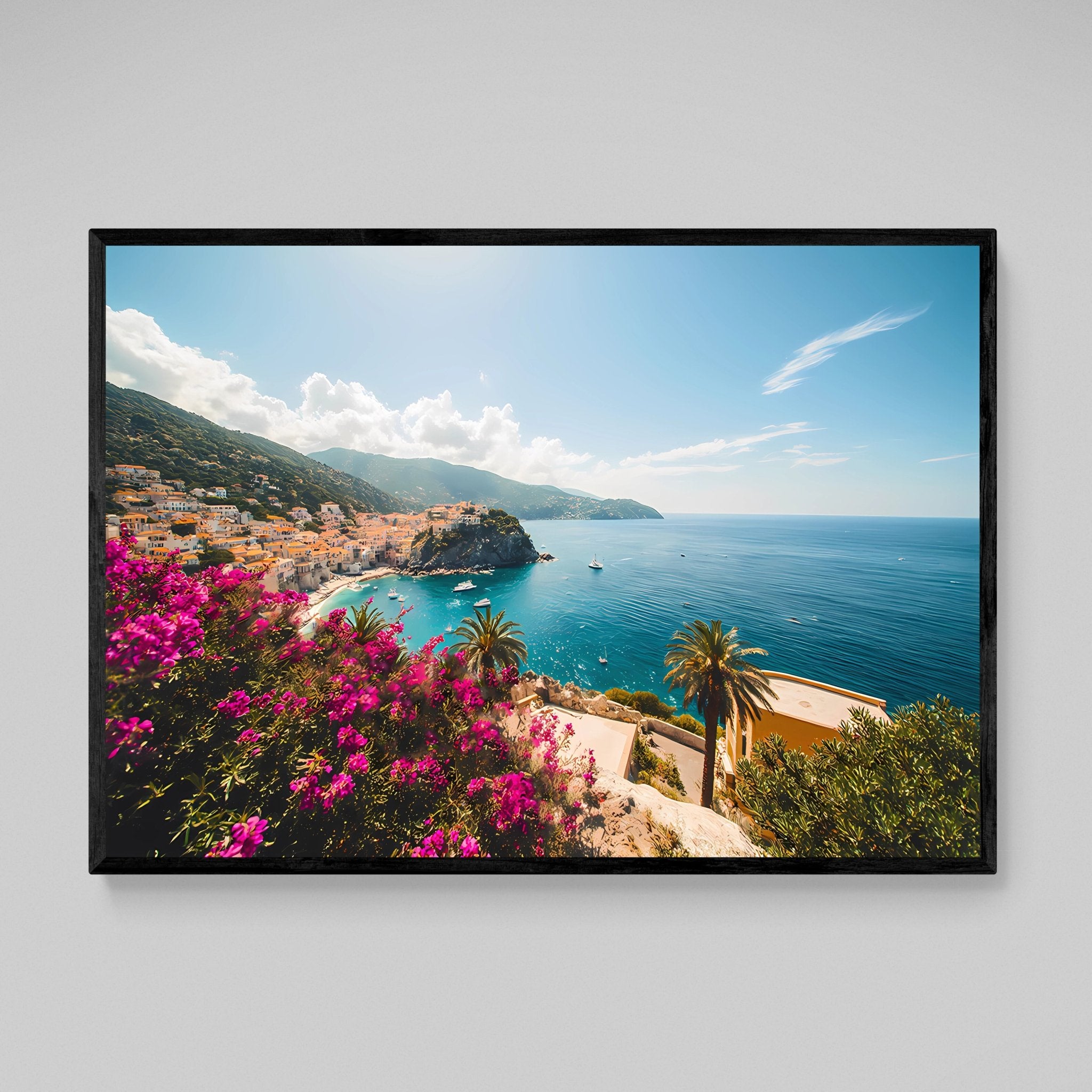 Italy Landscape Wall Art - Luxury Art Canvas