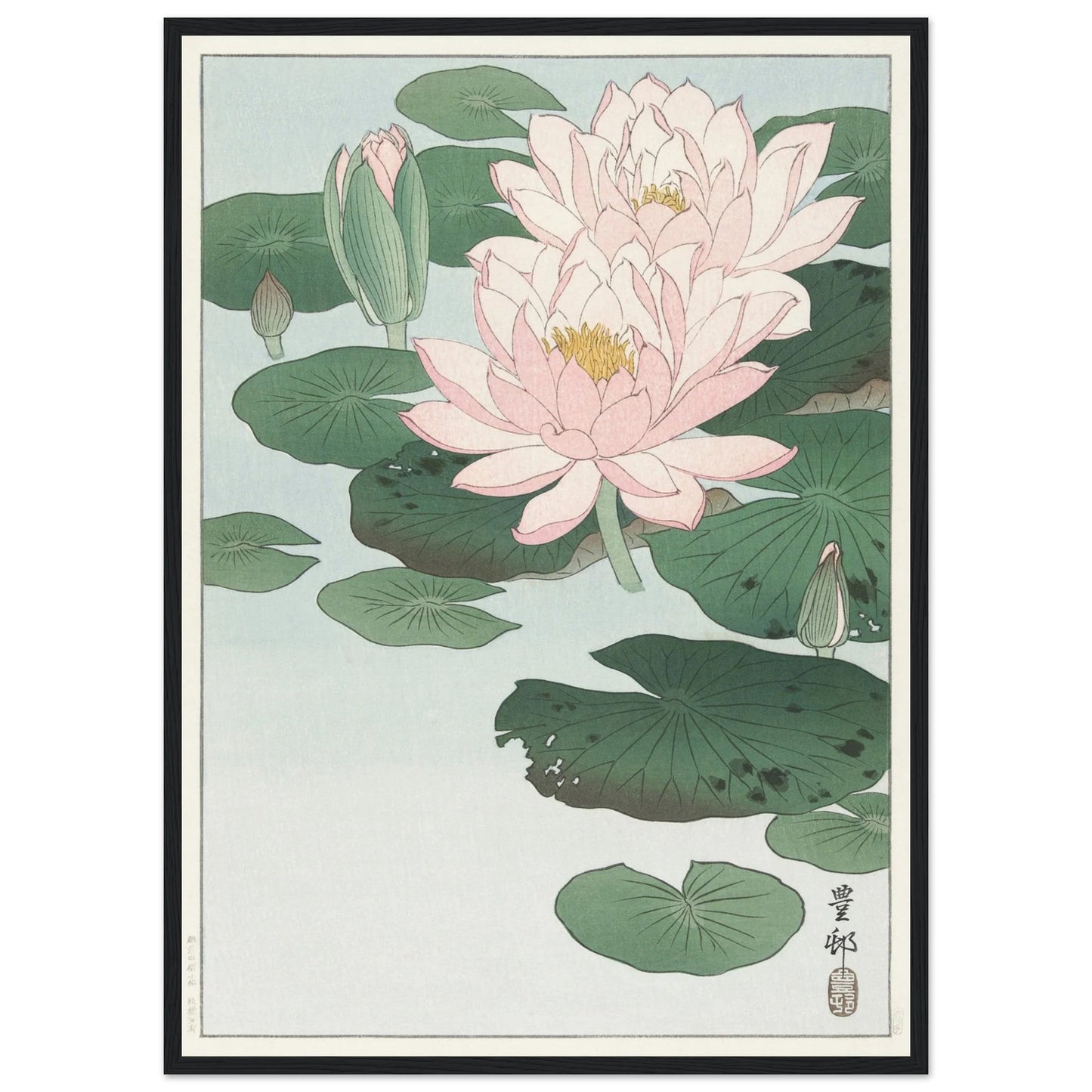 Japanese Flower Wall Art - Luxury Art Canvas