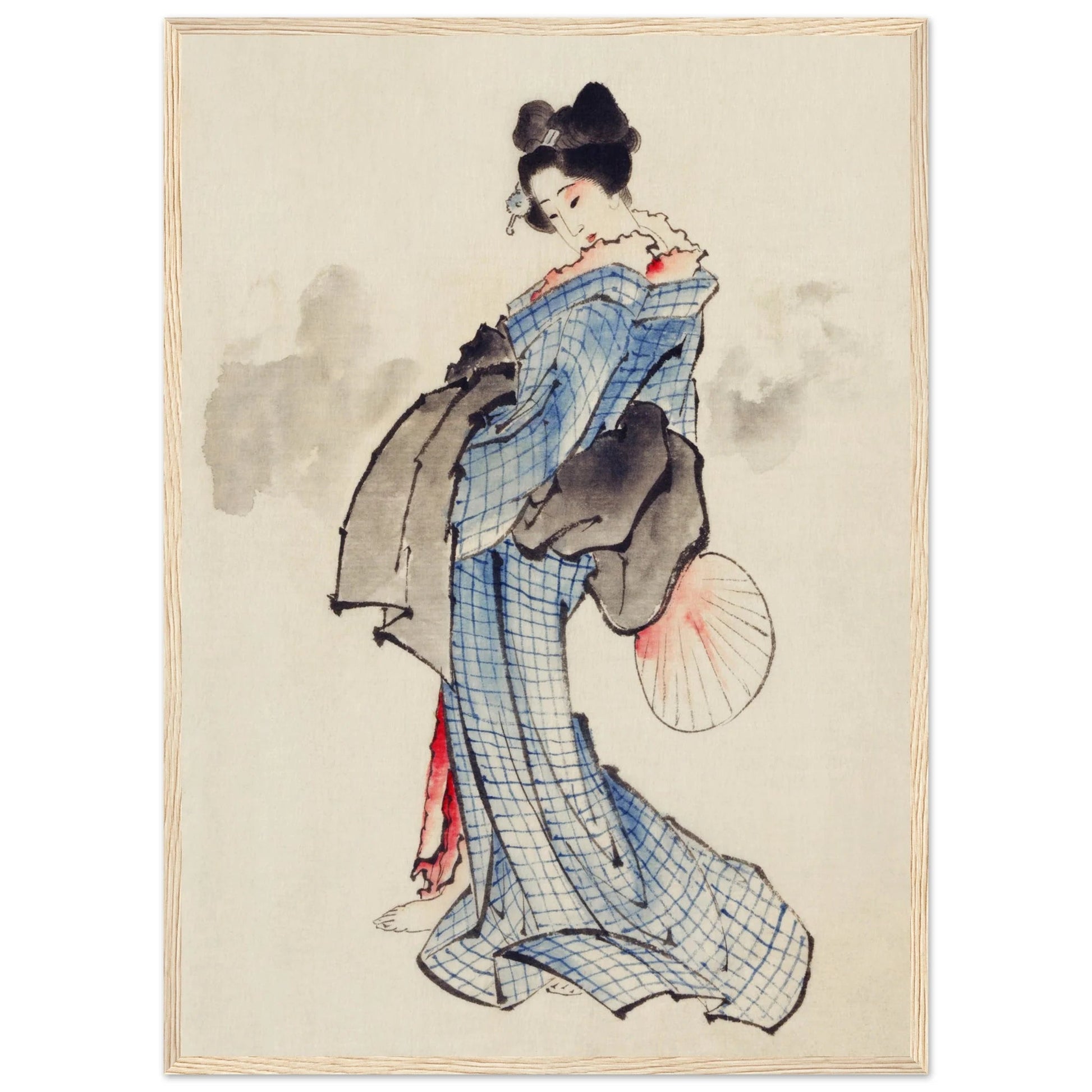 Japanese Geisha Wall Art - Luxury Art Canvas