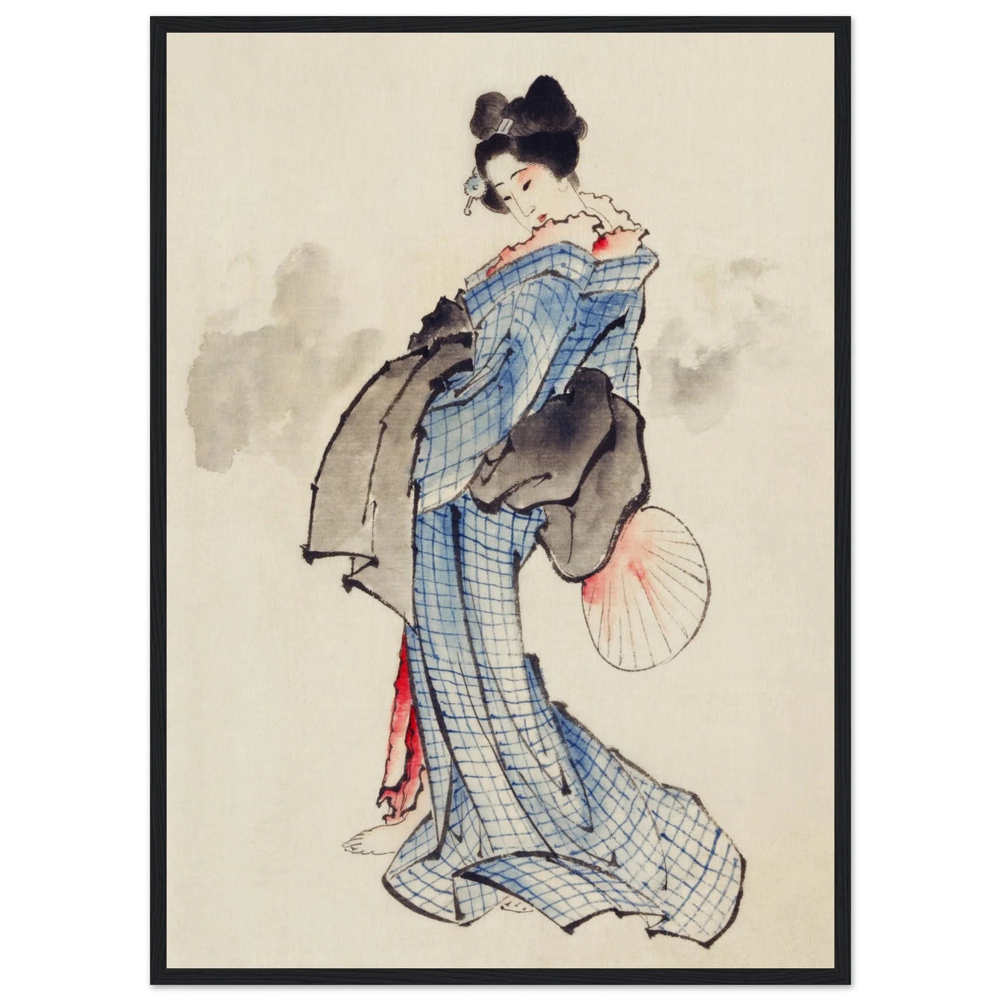 Japanese Geisha Wall Art - Luxury Art Canvas