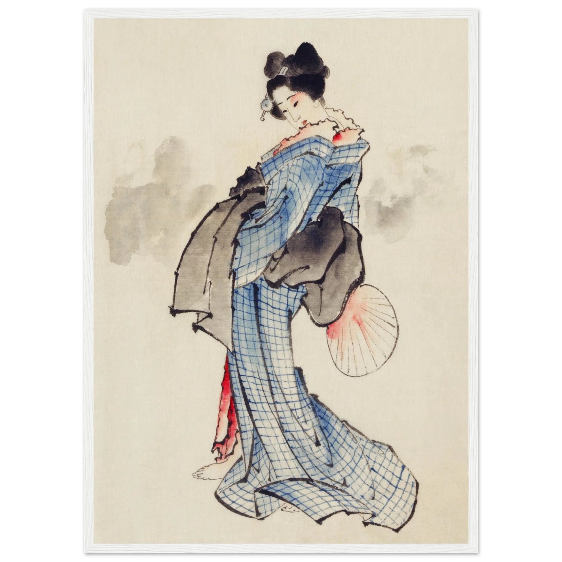 Japanese Geisha Wall Art - Luxury Art Canvas