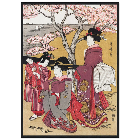 Japanese Geishas Wall Art - Luxury Art Canvas