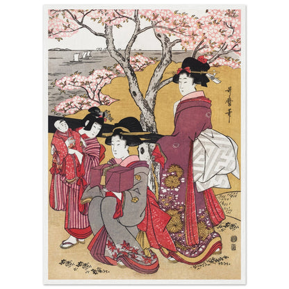 Japanese Geishas Wall Art - Luxury Art Canvas