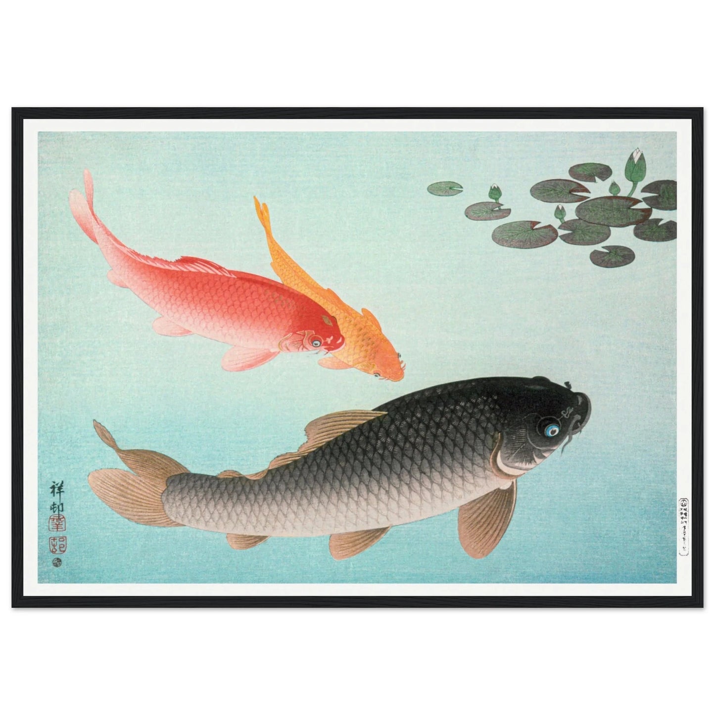 Japanese Koi Wall Art - Luxury Art Canvas