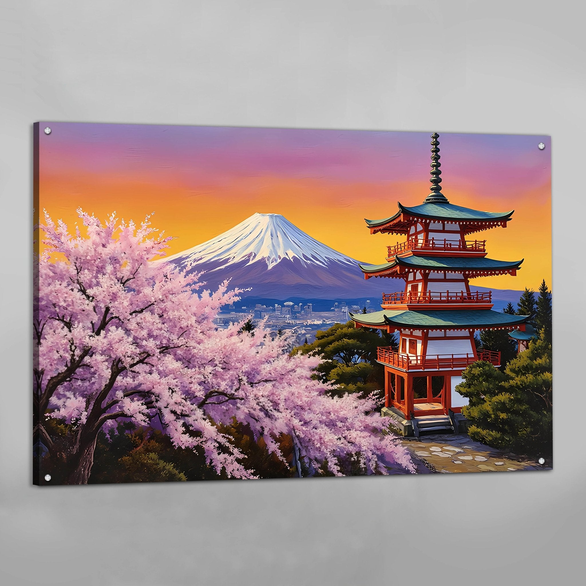 Japanese Landscape Canvas - Luxury Art Canvas