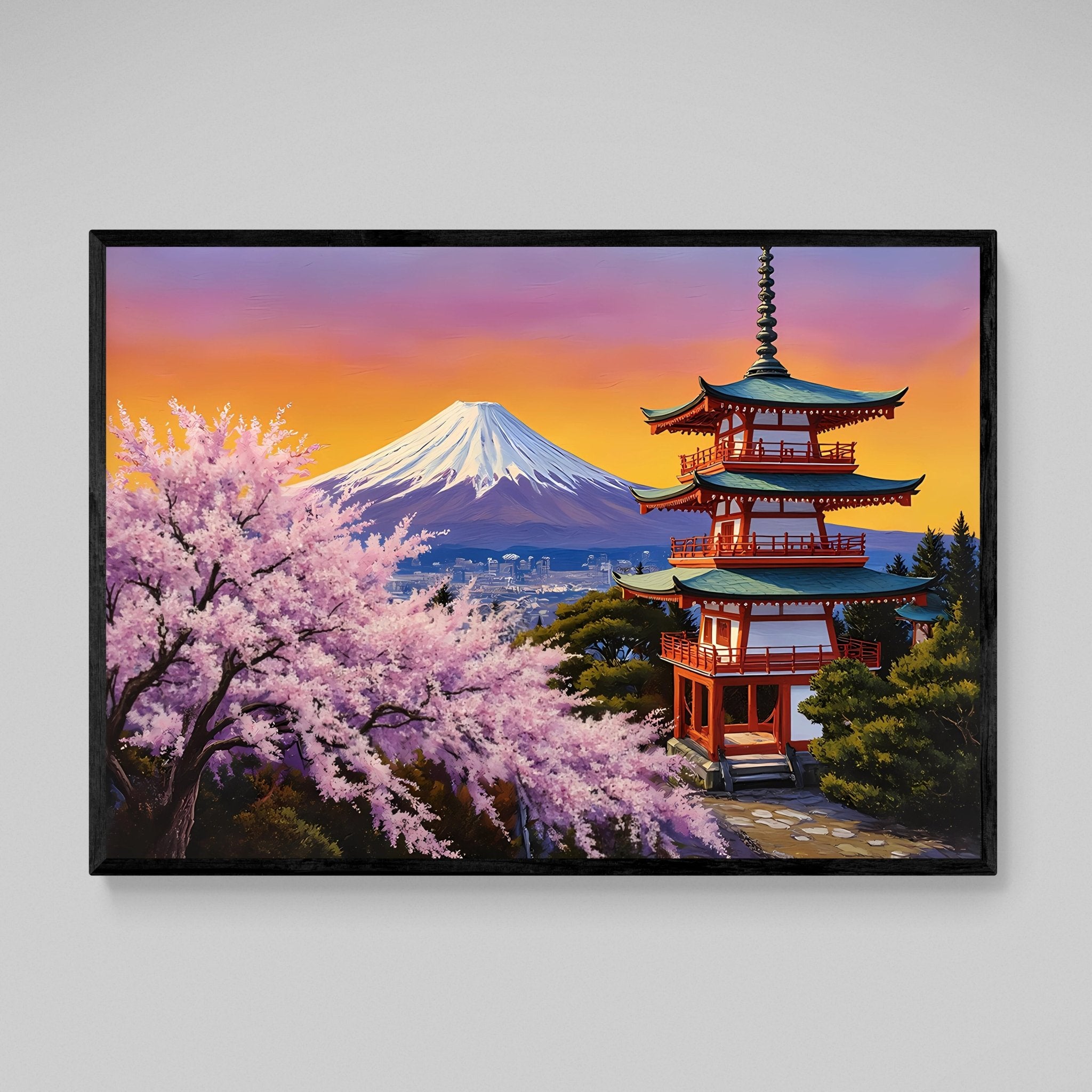 Japanese Landscape Canvas - Luxury Art Canvas