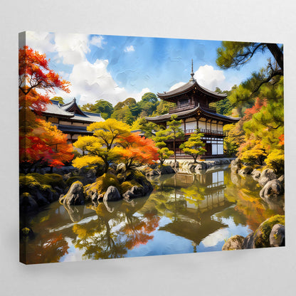 Japanese Landscape Canvas Wall Art - Luxury Art Canvas