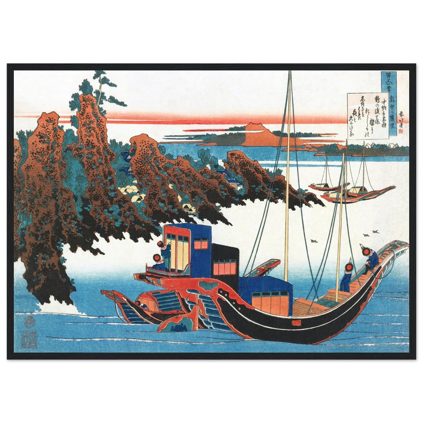 Japanese Landscape Wall Art - Luxury Art Canvas