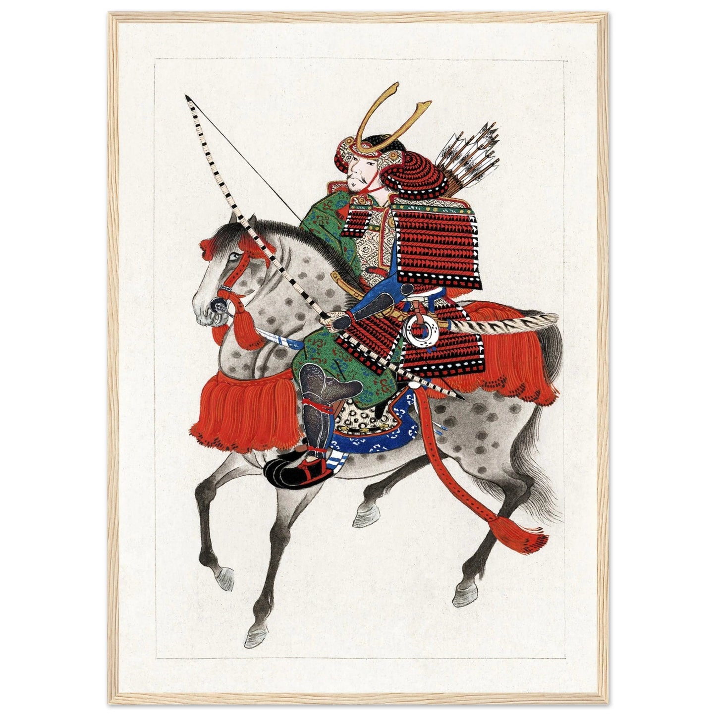 Japanese Samurai Wall Art - Luxury Art Canvas