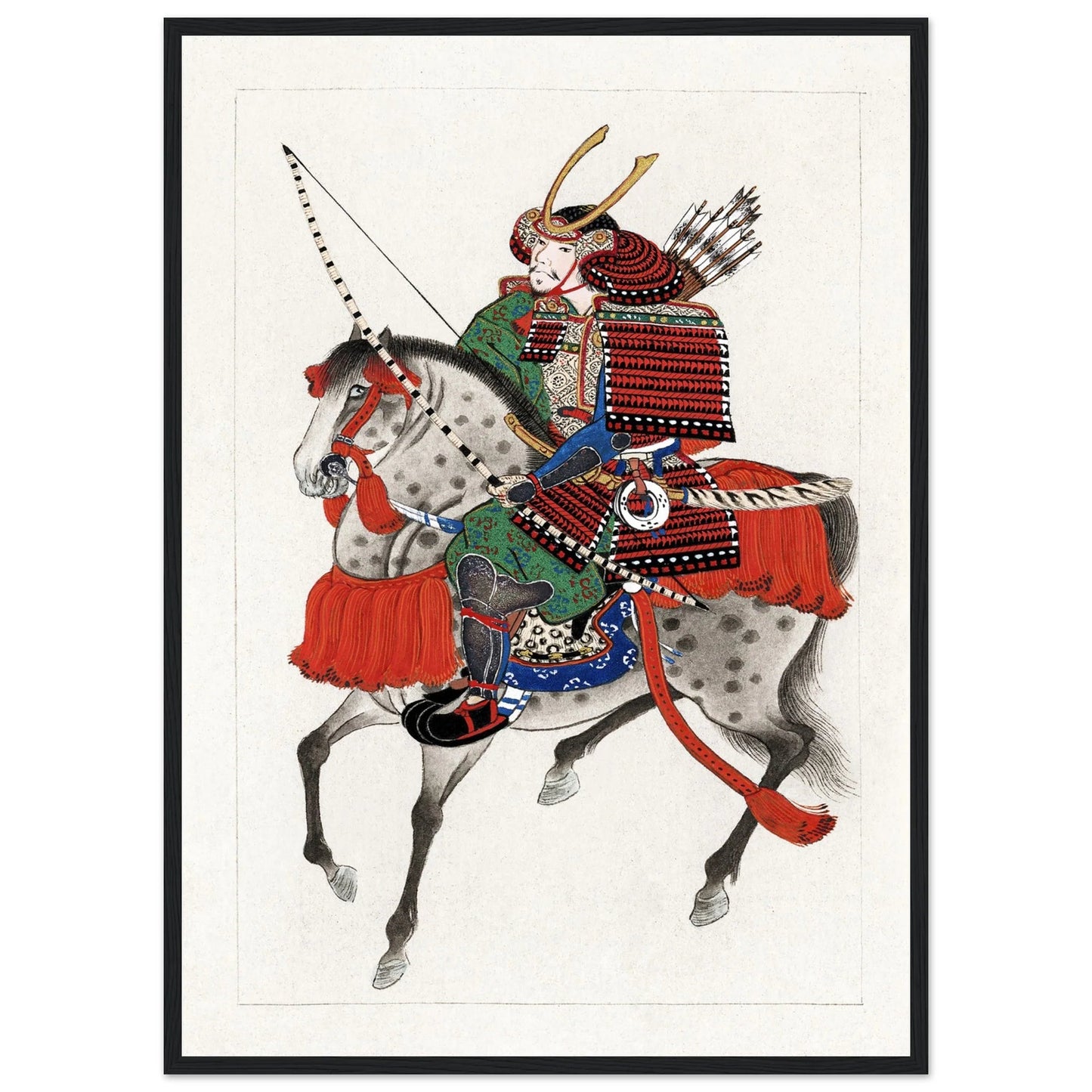 Japanese Samurai Wall Art - Luxury Art Canvas