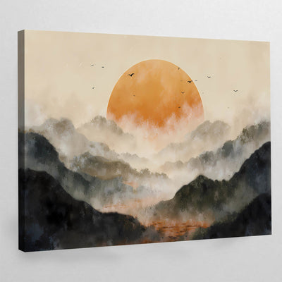 Landscape Wall Art Framed - Luxury Art Canvas