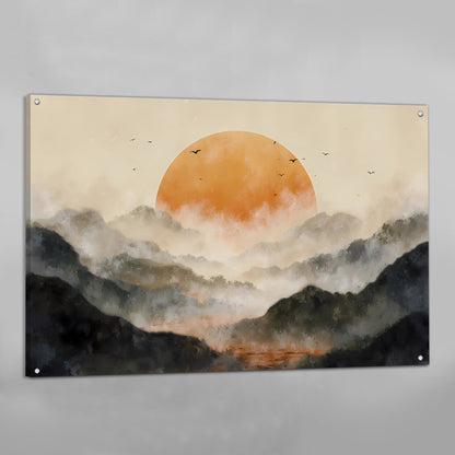 Landscape Wall Art Framed - Luxury Art Canvas