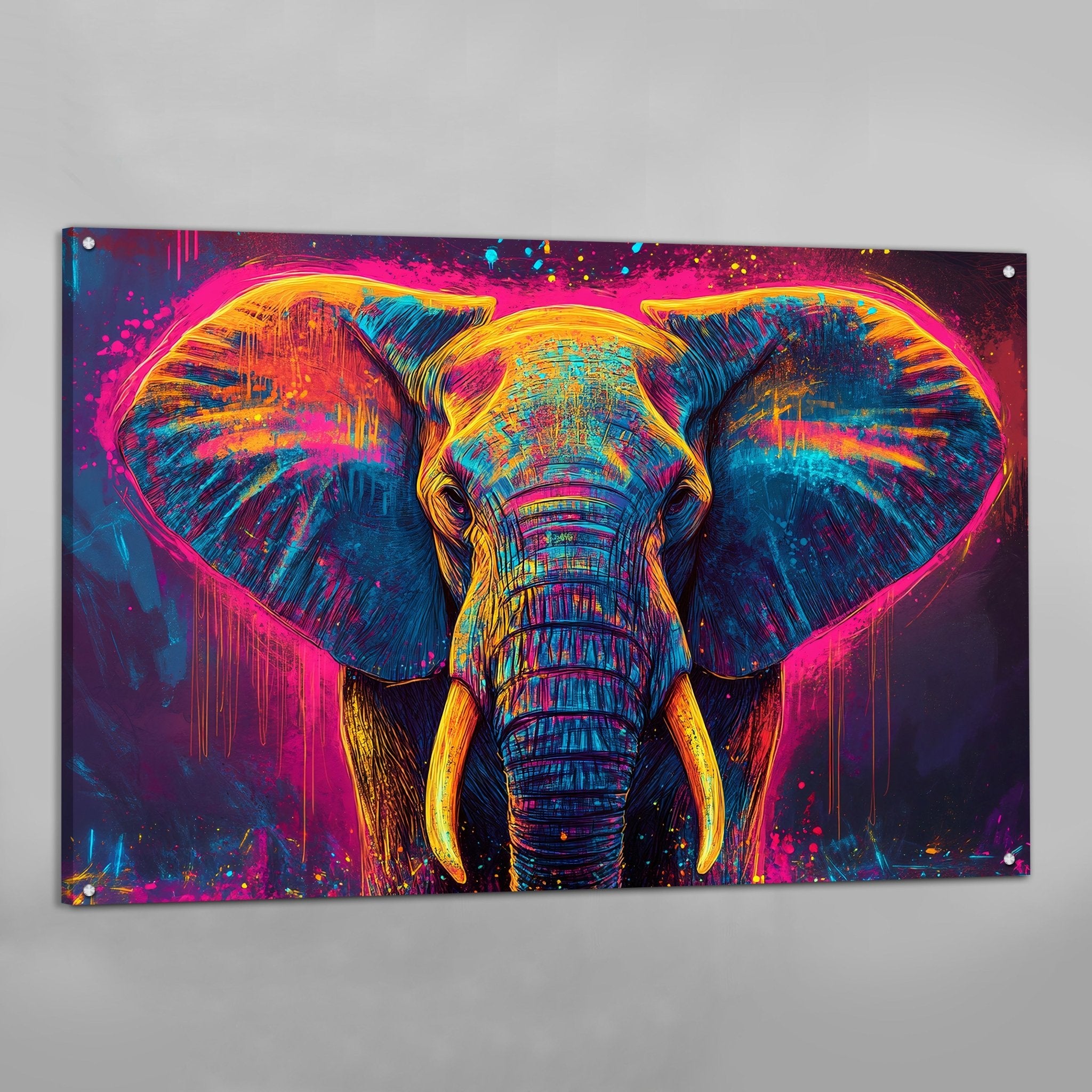 Large Elephant Canvas Wall Art - Luxury Art Canvas