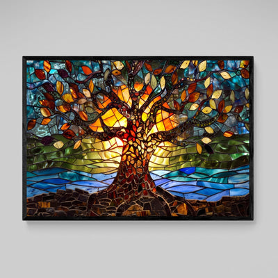Large Tree Of Life Wall Art - Luxury Art Canvas