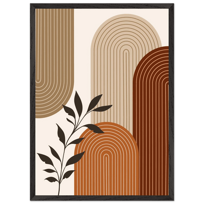 Layered Arches Minimalist Wall Art - Luxury Art Canvas