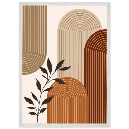 Layered Arches Minimalist Wall Art - Luxury Art Canvas