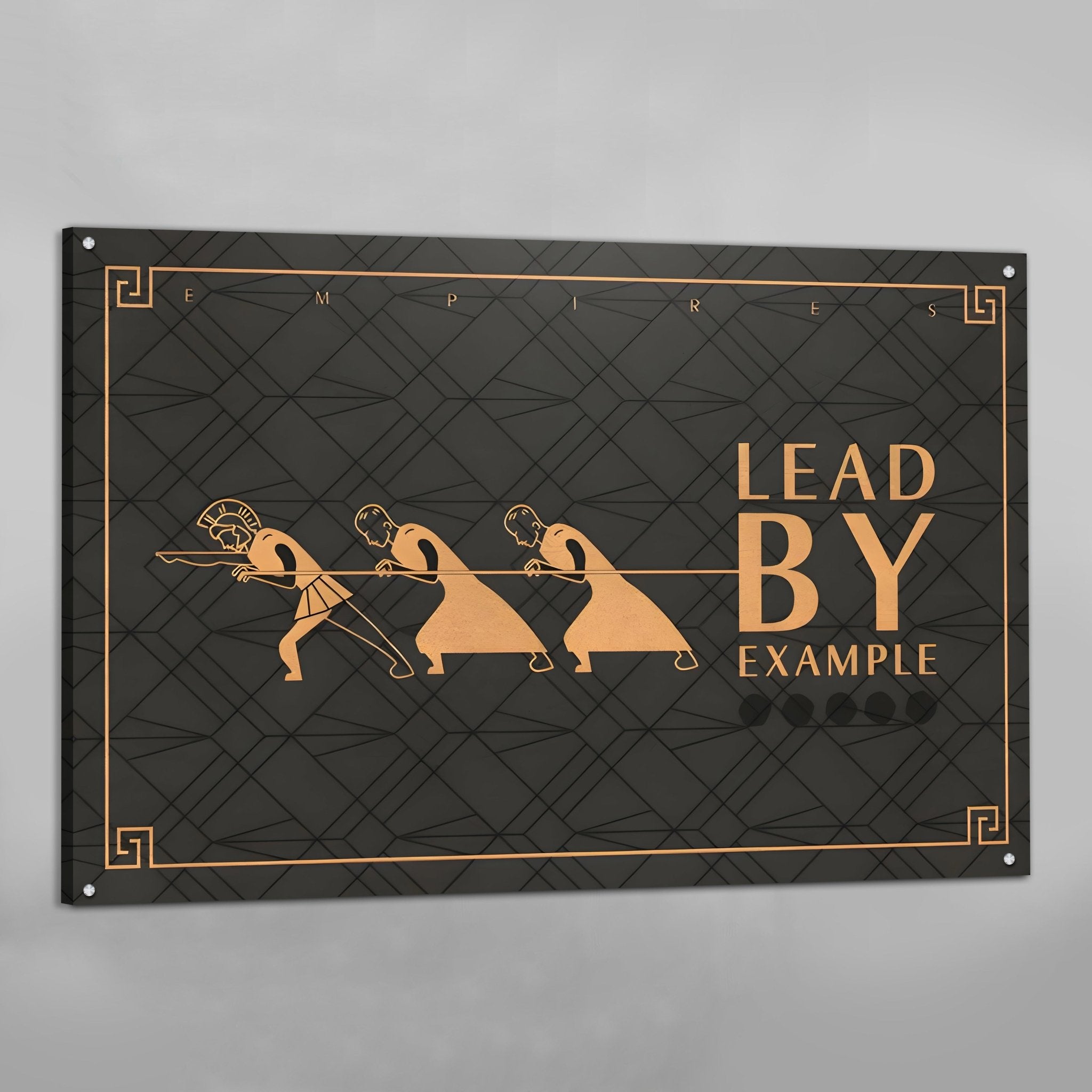 Lead By Example Motivational Wall Art - Luxury Art Canvas