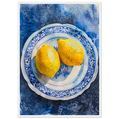 Lemon Kitchen Wall Art - Luxury Art Canvas