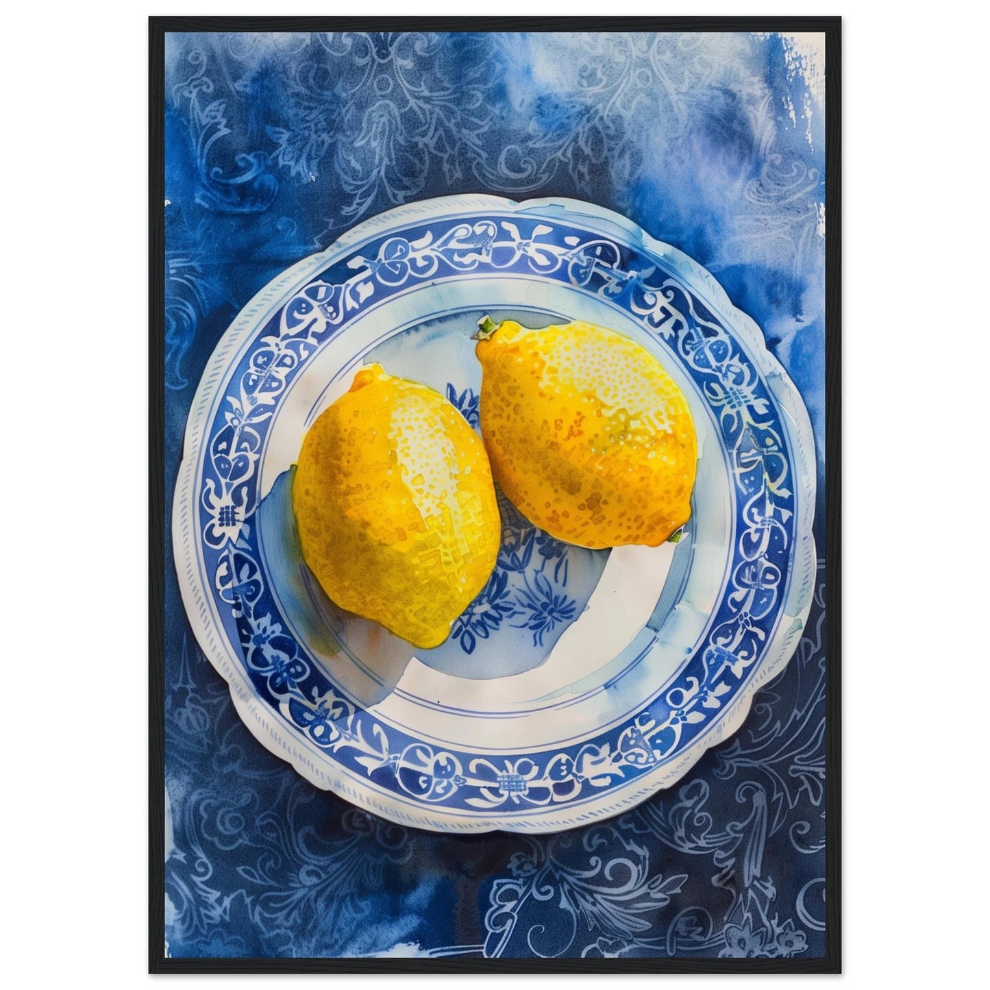 Lemon Kitchen Wall Art - Luxury Art Canvas