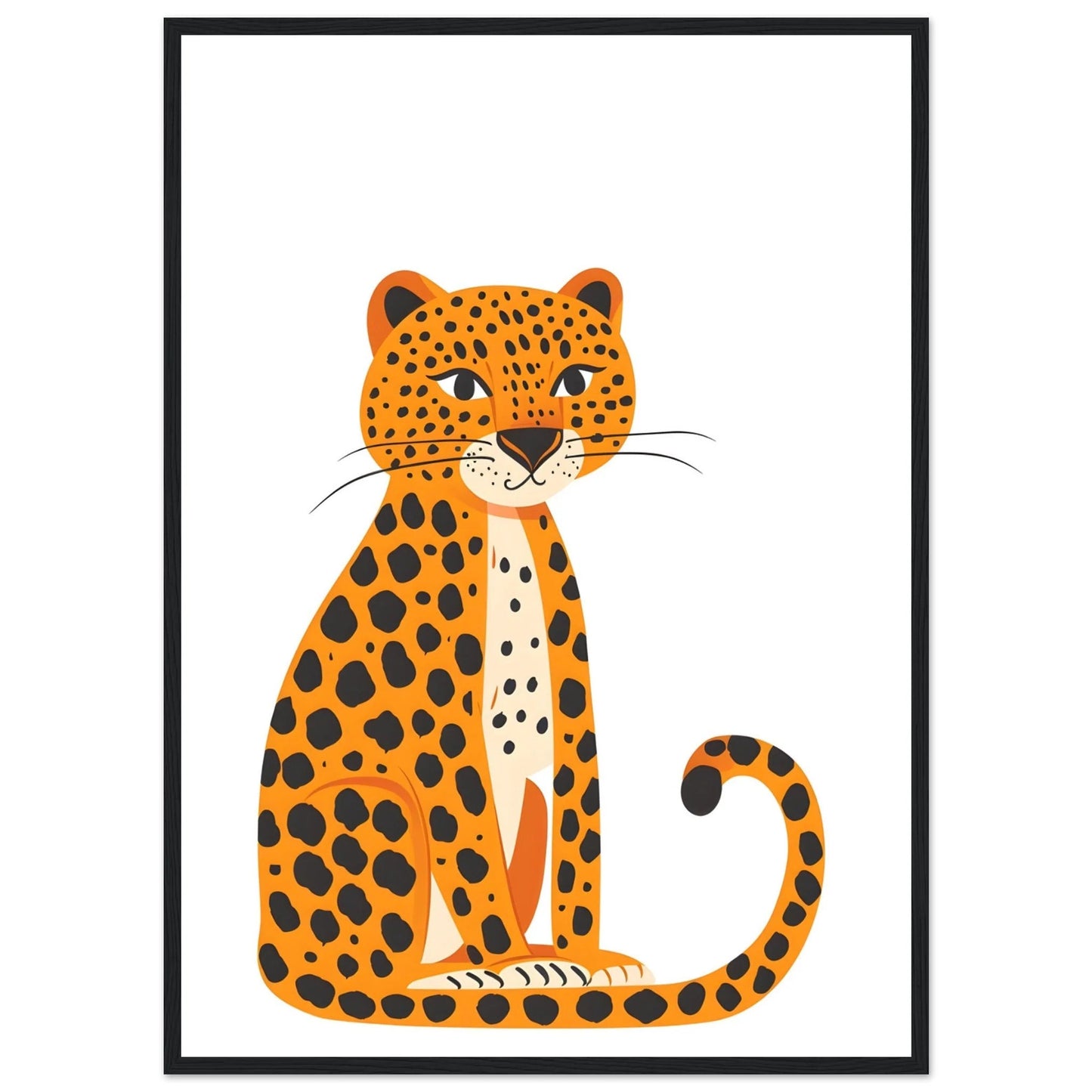 Leopard Kids Room Wall Art - Luxury Art Canvas