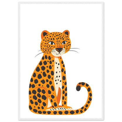 Leopard Kids Room Wall Art - Luxury Art Canvas