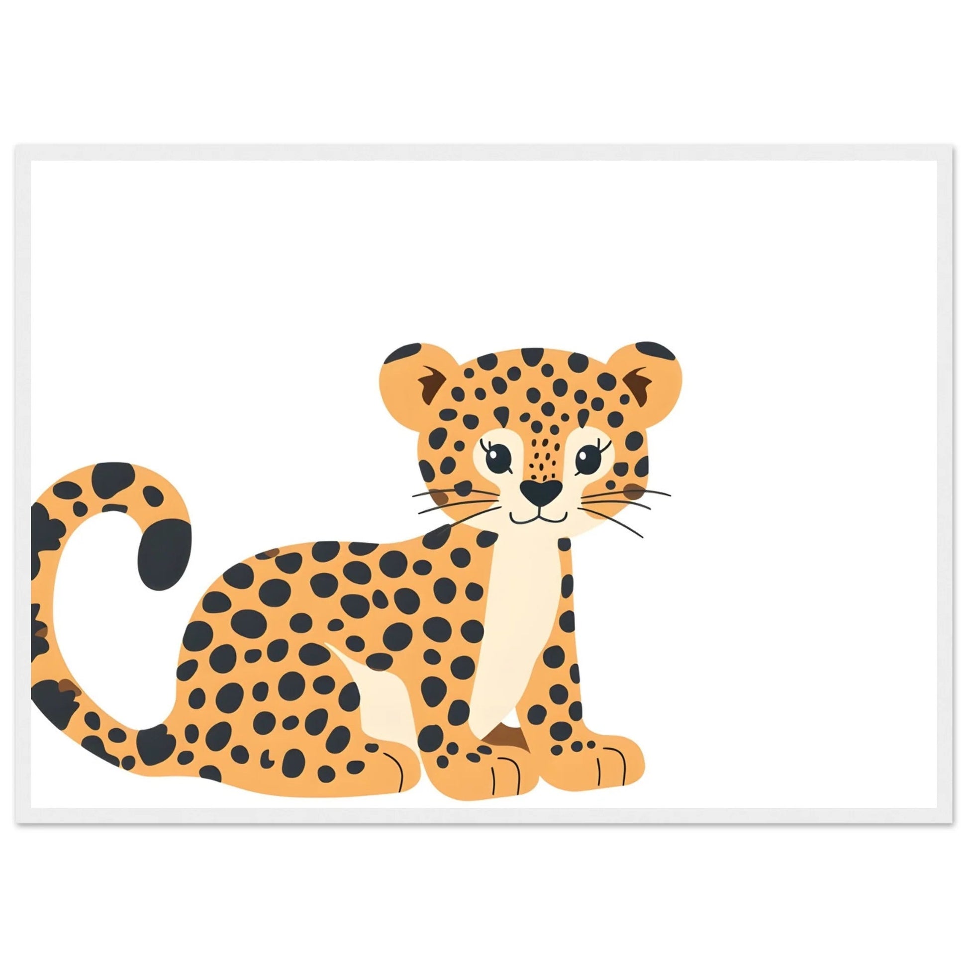 Leopard Kids Wall Art - Luxury Art Canvas