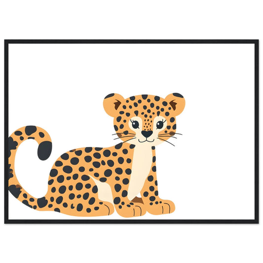 Leopard Kids Wall Art - Luxury Art Canvas