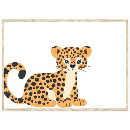 Leopard Kids Wall Art - Luxury Art Canvas