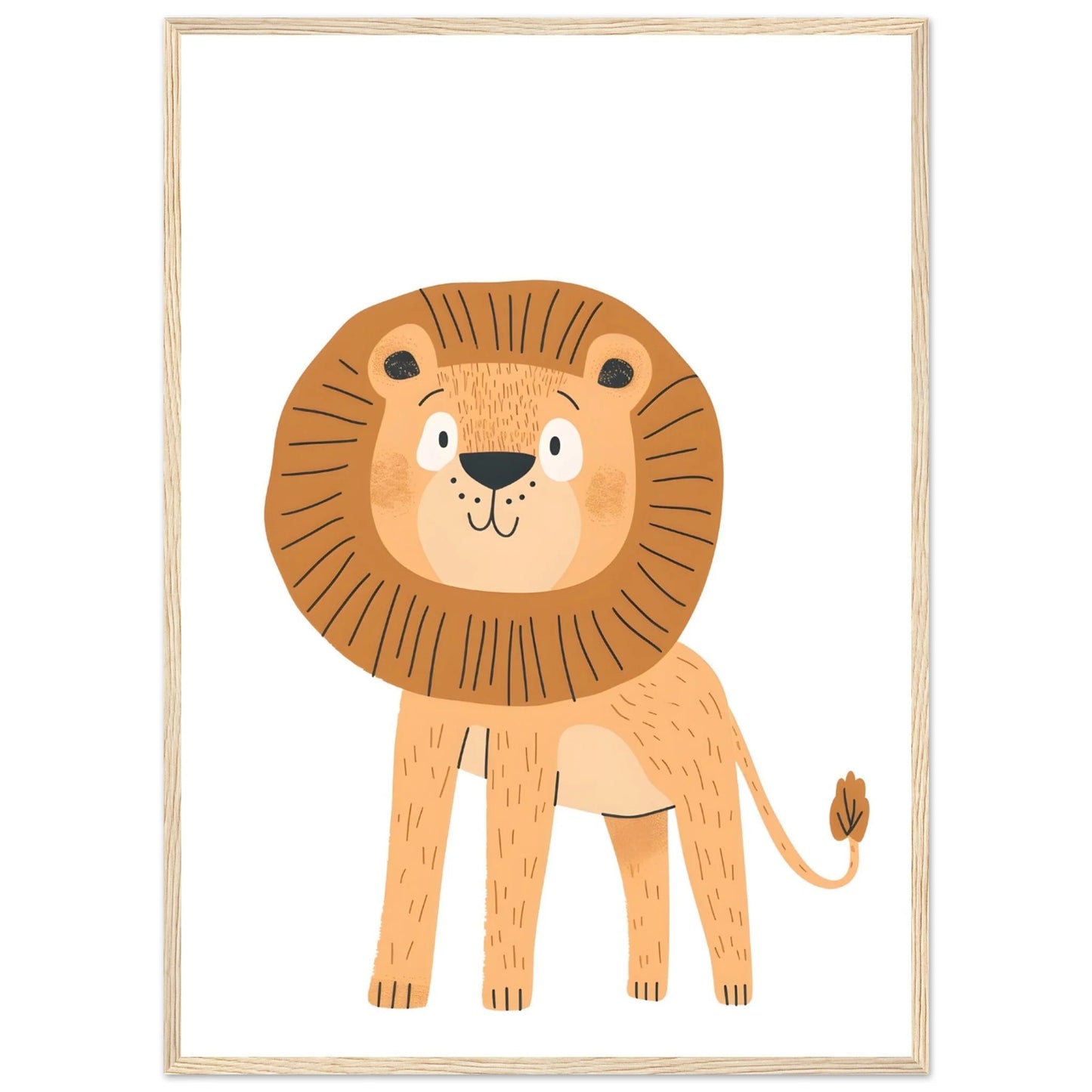 Lion Kids Wall Art - Luxury Art Canvas