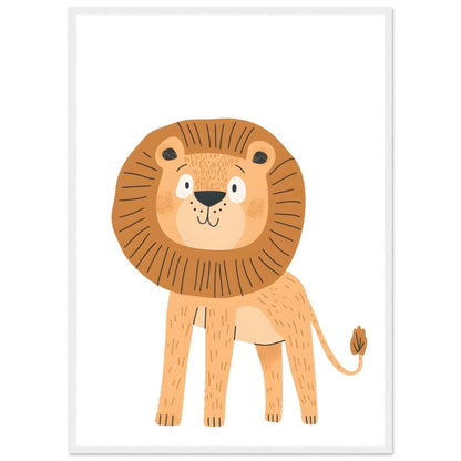 Lion Kids Wall Art - Luxury Art Canvas