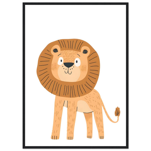 Lion Kids Wall Art - Luxury Art Canvas