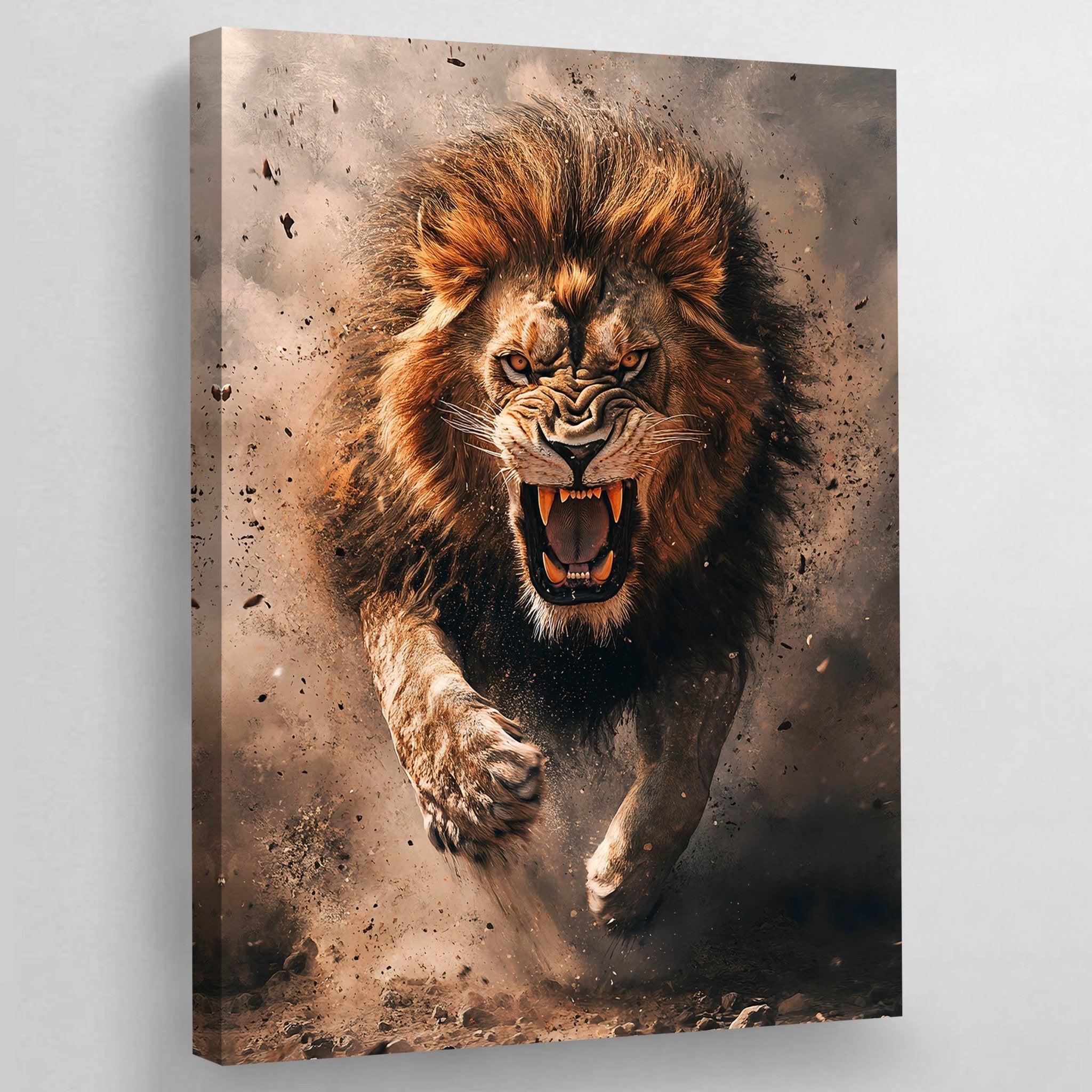 Lion Wall Art - Luxury Art Canvas