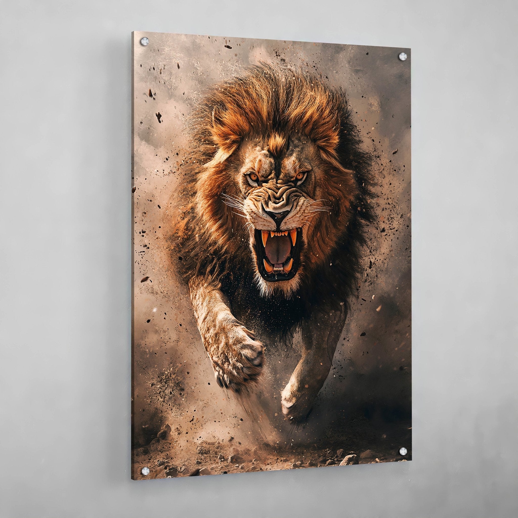 Lion Wall Art - Luxury Art Canvas