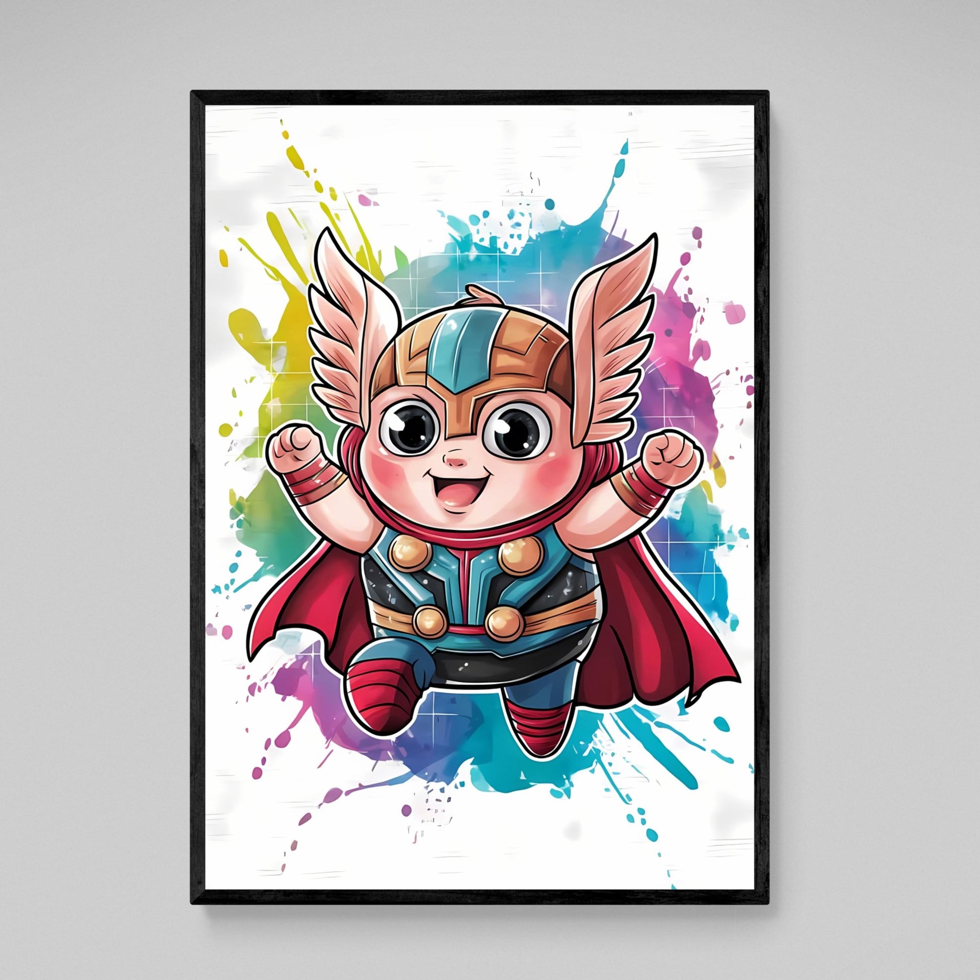 Little Superhero Nursery Wall Art - Luxury Art Canvas