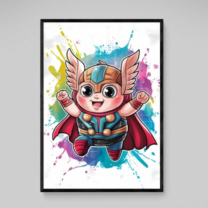 Little Superhero Nursery Wall Art - Luxury Art Canvas
