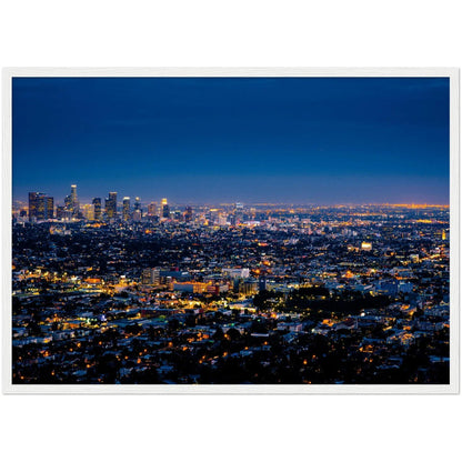 Los Angeles at Night Wall Art - Luxury Art Canvas