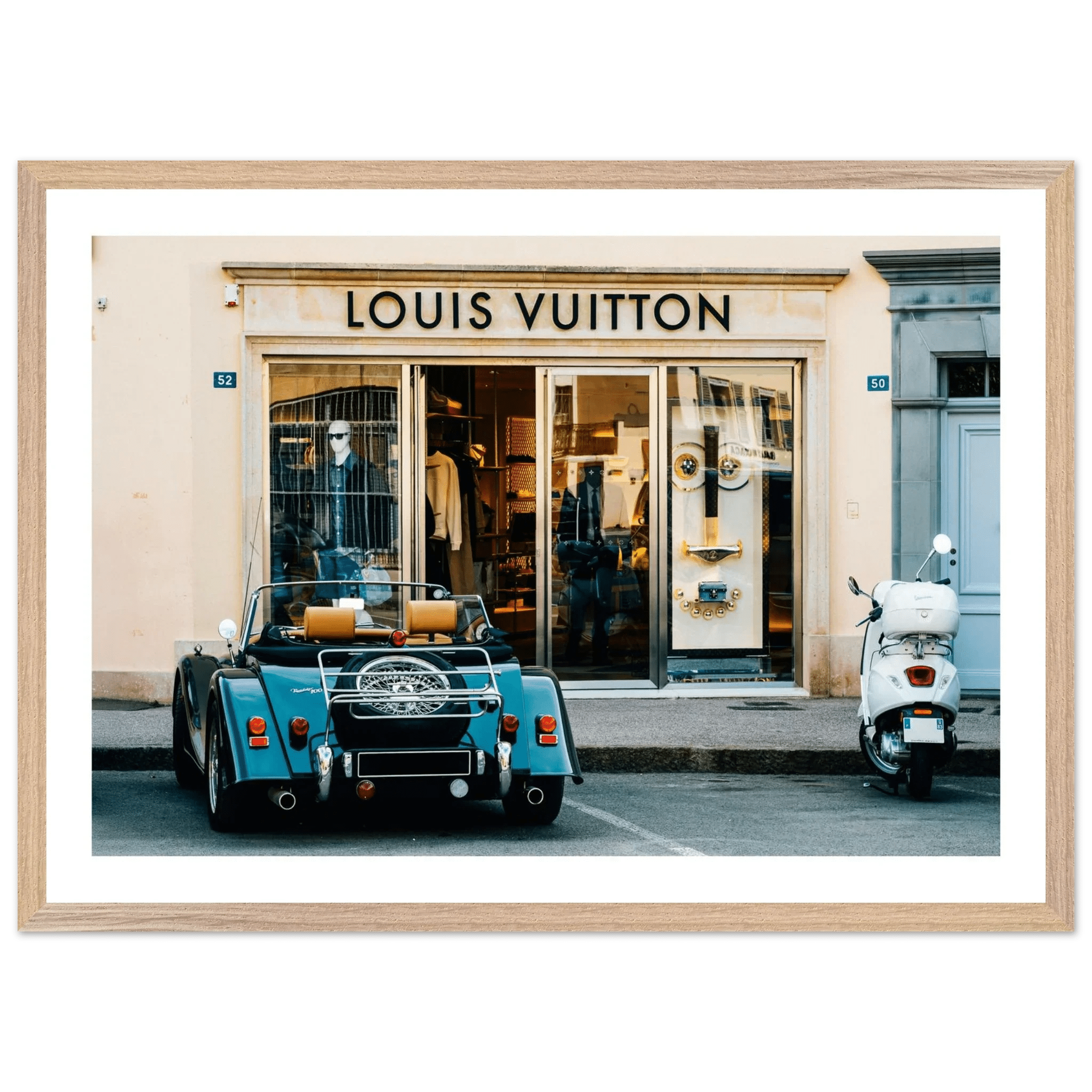 Louis Vuitton Boutique Photography Wall Art - Luxury Art Canvas