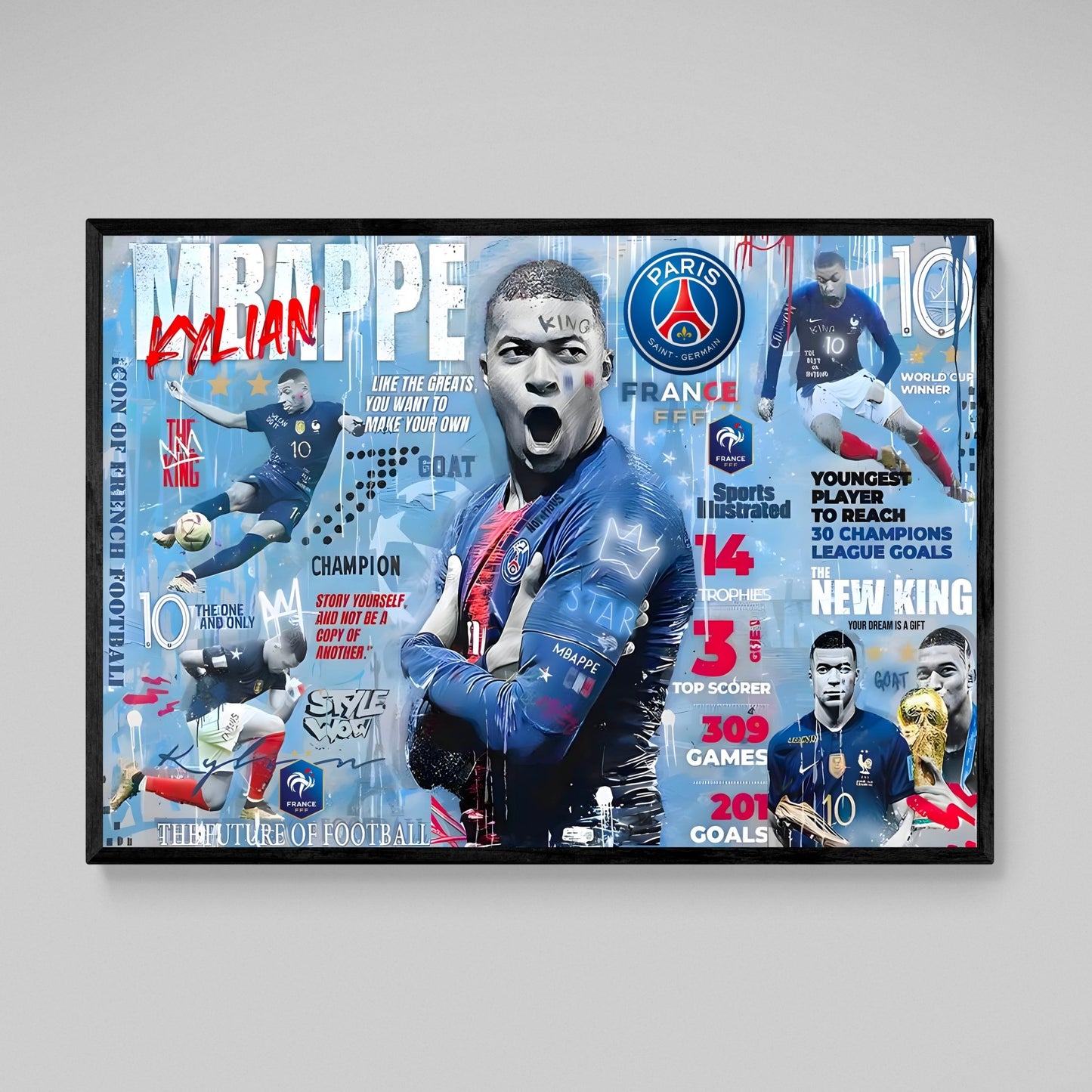 Mbappe Poster - Luxury Art Canvas