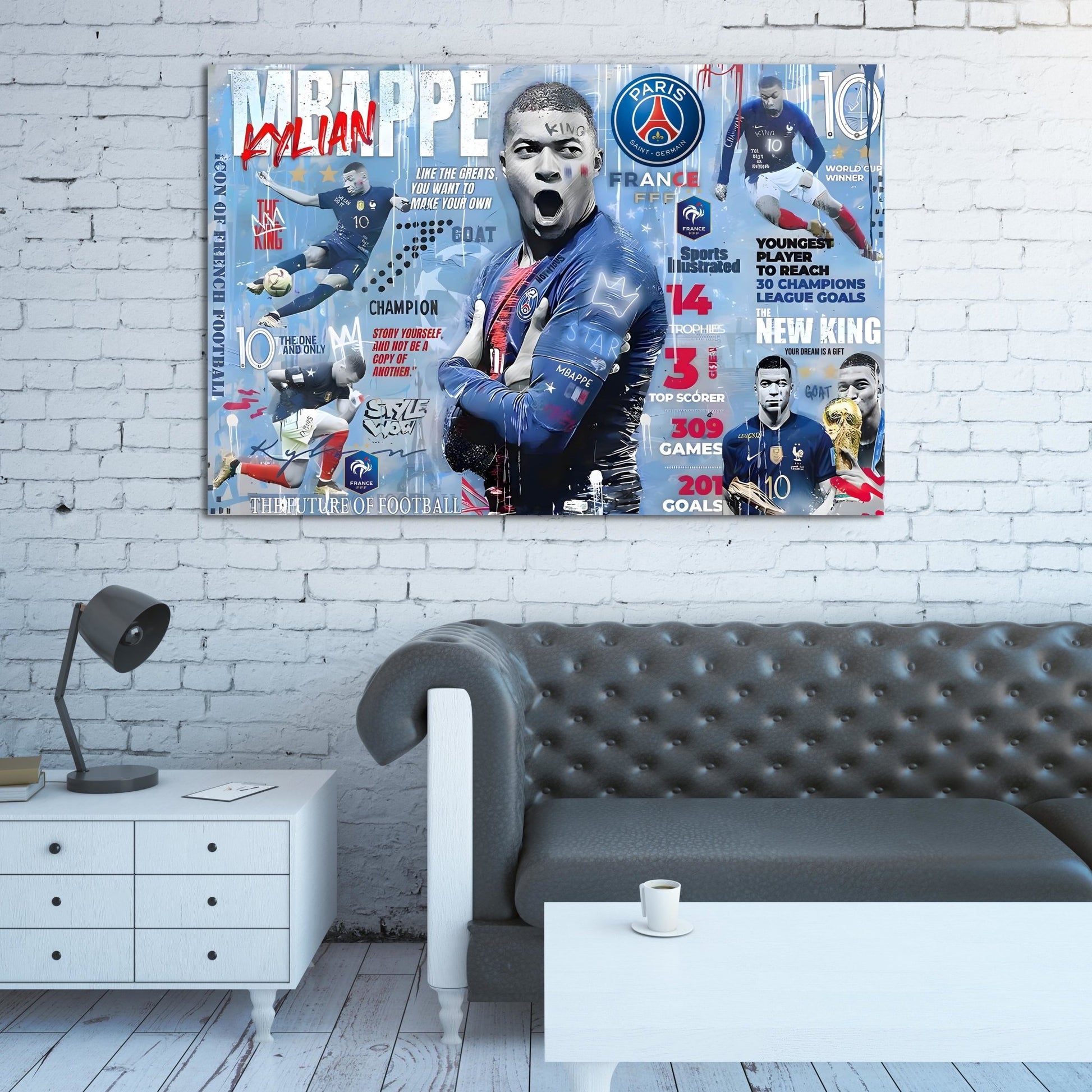 Mbappe Poster - Luxury Art Canvas