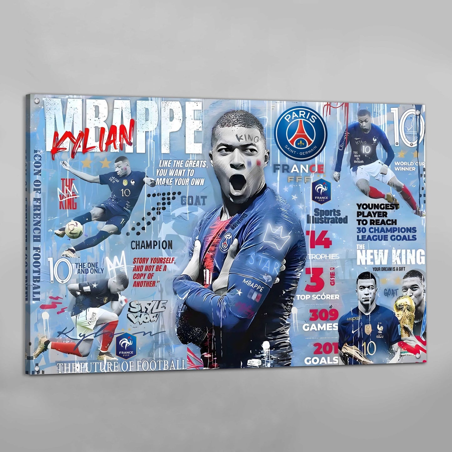 Mbappe Poster - Luxury Art Canvas