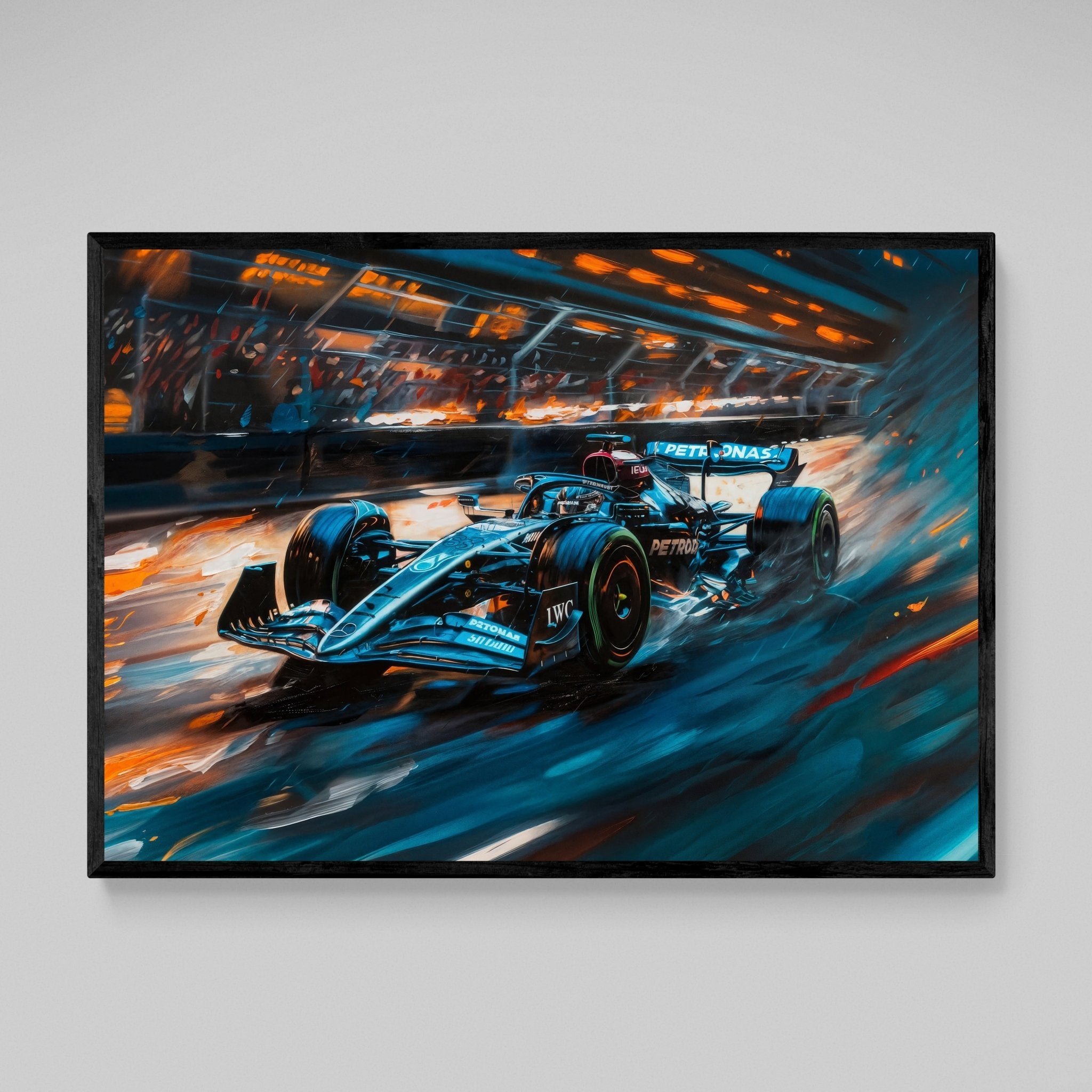 Mercedes F1 Canvas Wall Art - Luxury Art Canvas