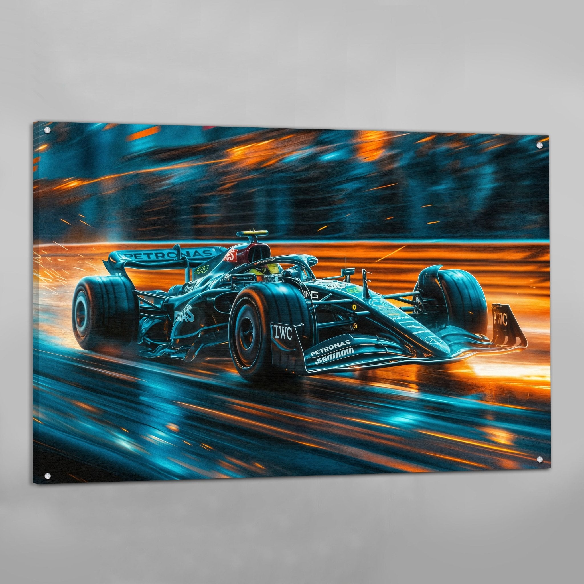 Mercedes F1 Wall Art - Luxury Art Canvas