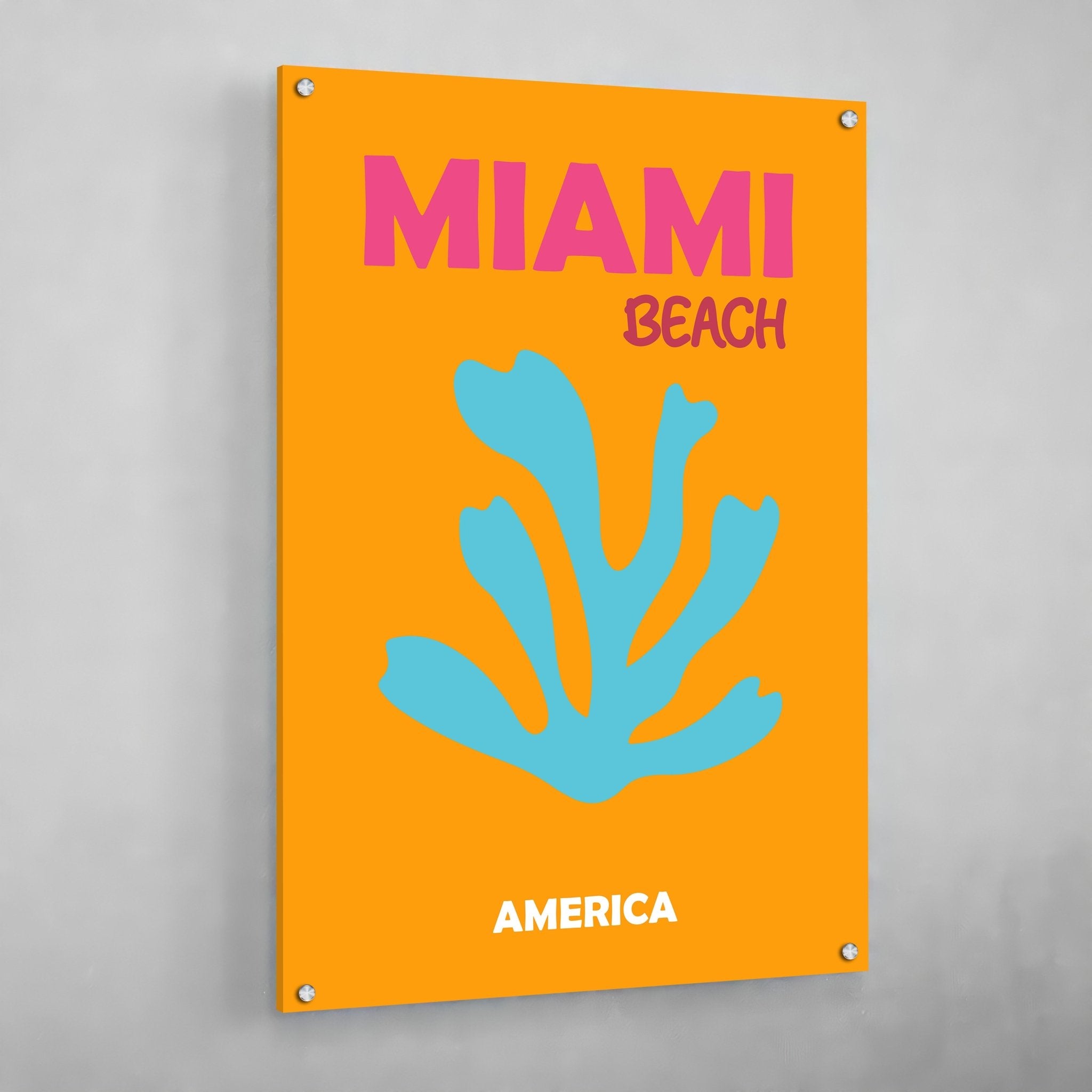 Miami Modern Wall Art - Luxury Art Canvas