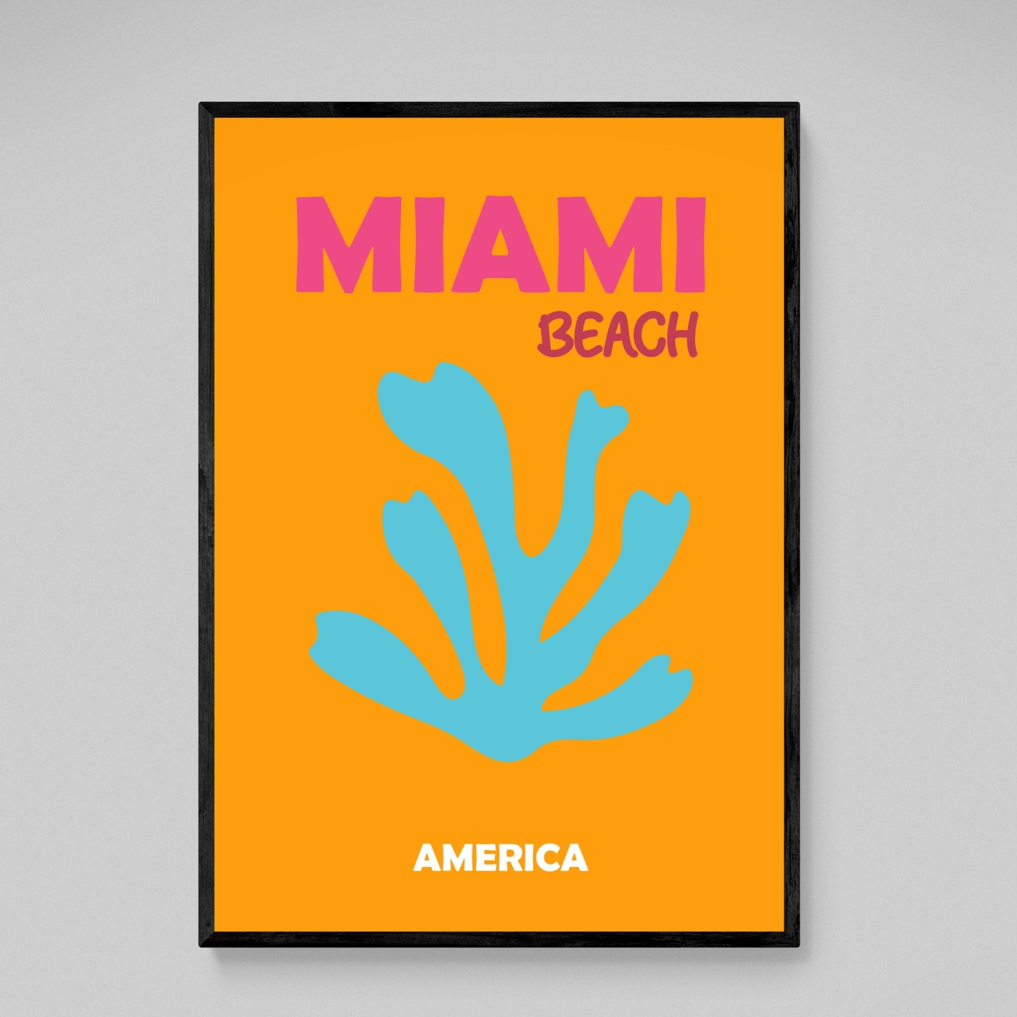 Miami Modern Wall Art - Luxury Art Canvas