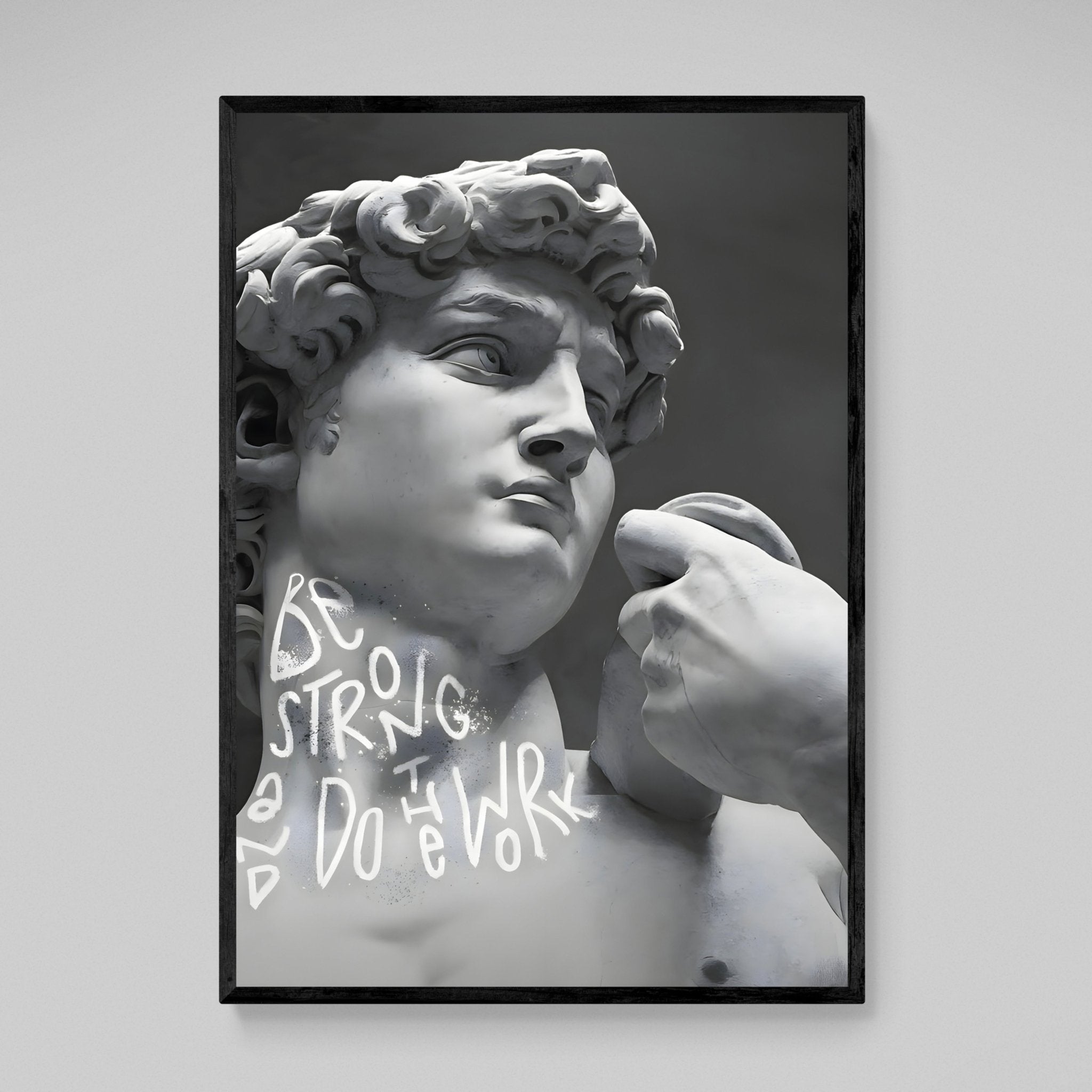 Michelangelo David Motivational Wall Art - Luxury Art Canvas