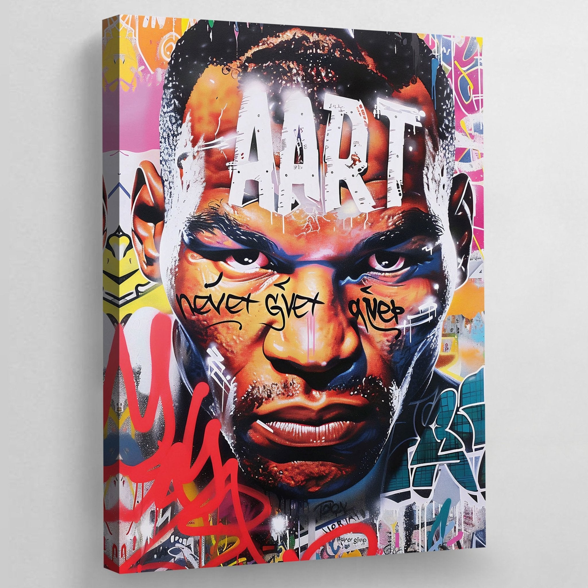 Mike Tyson Wall Art - Luxury Art Canvas